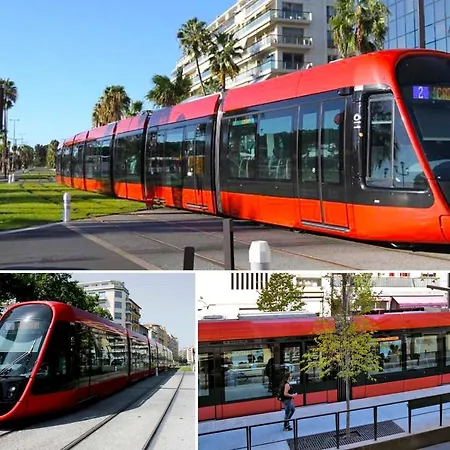 Le Mirage, Sea Front View, 3 Bedrooms, 100m * Nice