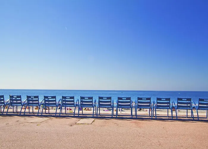 Apartament Le Mirage, Sea Front View, 3 Bedrooms, 100m Nicea
